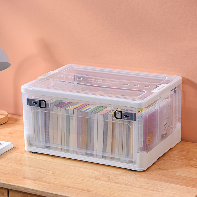 Verschiedene Arten von transparenten zusammenklappbaren Kunststoffspeicherbox zur Anpassung verschiedener Clients